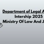 Paid Internship at Department of Legal Affairs – 50 Seats in Multiple Cities