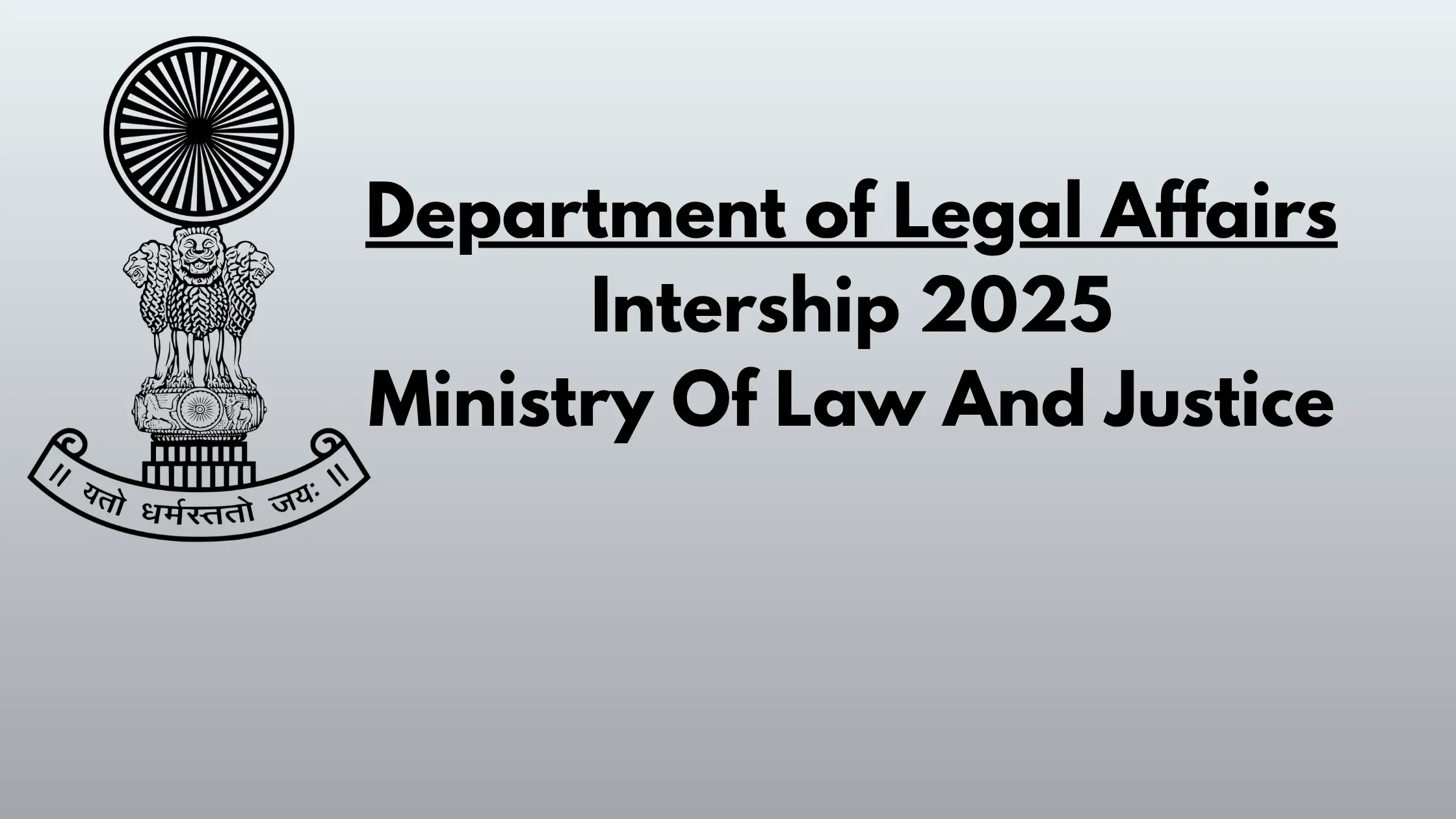 Paid Internship at Department of Legal Affairs – 50 Seats in Multiple Cities