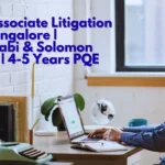 Senior Associate litigation job opening in Bangalore at Hammurabi & Solomon Partners for experienced lawyers with 4-5 years PQE.