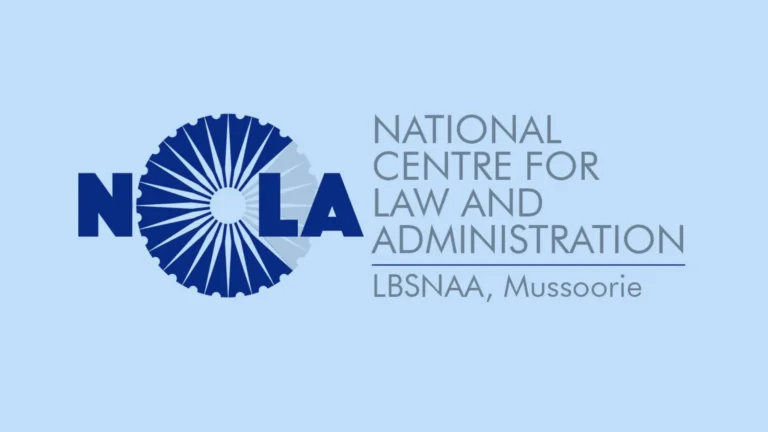 NCLA LBSNAA Mussoorie Internship for Law Students